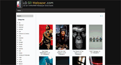 Desktop Screenshot of lgg3wallpaper.com